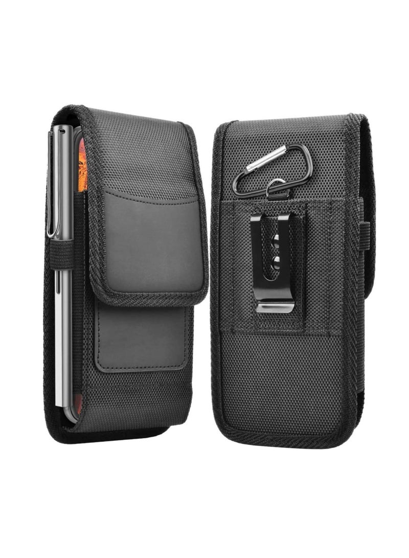 Durable Waterproof Nylon Phone Bag Holder Belt Case with Loop Clip Pouch Waist Bag for iPhone Protection - Image 1